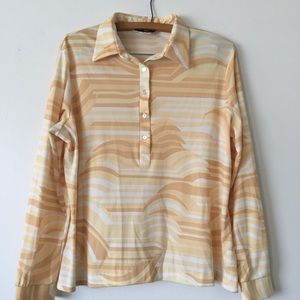 Retro Alex Colman long sleeve collared shirt